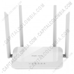 Ampliar foto de Router Ruijie Reyee inalámbrico de doble banda 1200M, Dual-band, Megabit, Mesh, Wave2, Mu-mimo - RG-EW1200