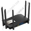 Redes, Routers, Wifi, Marca: Ruijie - Router Ruijie Reyee inalámbrico de doble banda 1300M, Dual-band, Gigabit, Mesh, Wave2, Mu-mimo - RG-EW1200G PRO