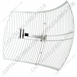Ampliar foto de Tplink 2.4GHz 24dBi Outdoor Grid Antenna N-type connector (TL-ANT2424B)