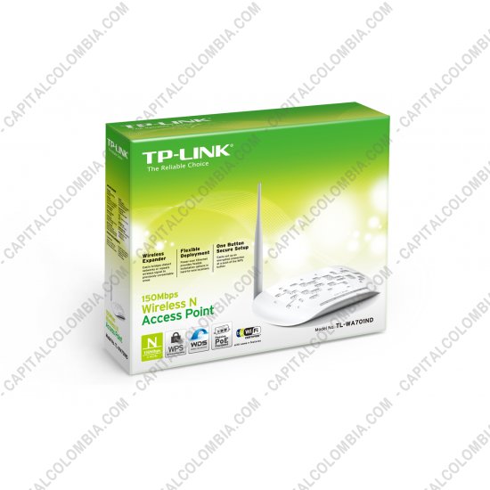 Redes, Routers, Wifi, Marca: Tp-link - Access Point Tplink N de 150Mbps (Ref. TL-WA701ND)