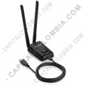 Ampliar foto de Adaptador Tp-link conexión USB Inalámbrico de Alta Potencia 300Mbps - Ref TL-WN8200ND