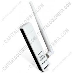 Ampliar foto de Adaptador USB Inalámbrico de Alta Ganancia 150Mbps - TL-WN722N