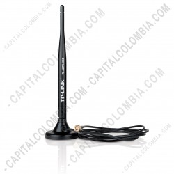 Ampliar foto de Antena Omni-Direccional 2.4GHz 5dBi Antena de escritorio omnidireccional para interiores (TL-ANT2405C)