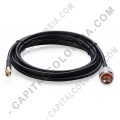 Ampliar foto de Cable de 3m, Conector Tipo N macho a RP-SMA hembra (TL-ANT24PT3)