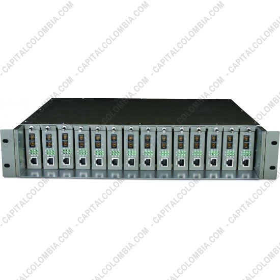 Redes, Routers, Wifi, Marca: Tp-link - Chasis para montaje en Rack de 14 Ranuras (TL-MC1400)
