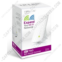 Ampliar foto de Extensor de Rango Inalámbrico marca Tp-link Ac750 (Ref. RE200)