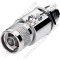 Ampliar foto de Protector contra sobretensiones N macho a hembra (TL-ANT24SP)
