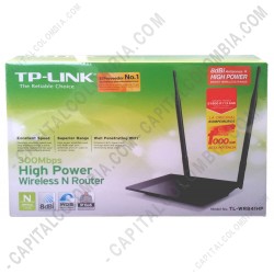 Ampliar foto de Router Inalámbrico de Alta Potencia 300Mbps Rompemuros TL-WR841HP(HG)