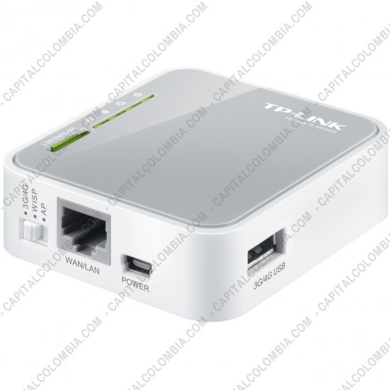 Redes, Routers, Wifi, Marca: Tp-link - Router inalámbrico N portátil 3G 150Mbps, compatible con  UMTSHSPAEVDO USB modem 3GWAN failover 2 (TL-MR3020)