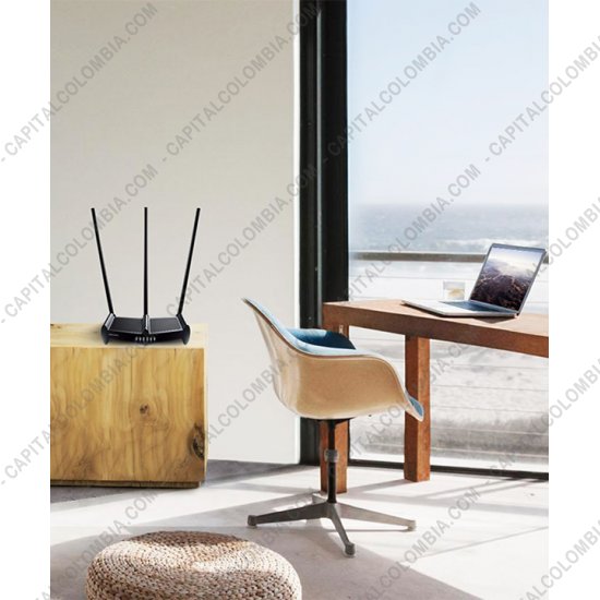 Redes, Routers, Wifi, Marca: Tp-link - Router Tp-link de Alta Potencia (Rompemuros) de hasta 450Mbps con tres antenas (Ref. TL-WR941HP)