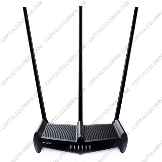 Redes, Routers, Wifi, Marca: Tp-link - Router Tp-link de Alta Potencia (Rompemuros) de hasta 450Mbps con tres antenas (Ref. TL-WR941HP)