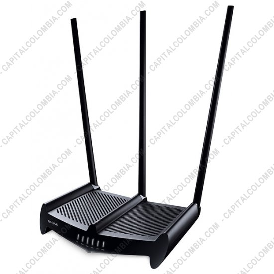Redes, Routers, Wifi, Marca: Tp-link - Router Tp-link de Alta Potencia (Rompemuros) de hasta 450Mbps con tres antenas (Ref. TL-WR941HP)