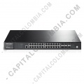 Redes, Routers, Wifi, Marca: Tp-link - Switch L3 JetStream™ 24 puertos Gigabit, RJ45(T3700G-28TQ)