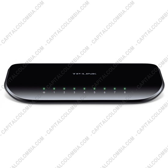 Redes, Routers, Wifi, Marca: Tp-link - Switch marca Tplink de 8 Puertos de Escritorio Gigabit - Ref. TL-SG1008D