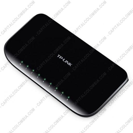 Redes, Routers, Wifi, Marca: Tp-link - Switch marca Tplink de 8 Puertos de Escritorio Gigabit - Ref. TL-SG1008D