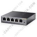 Switch TP-Link de 5 puertos Smart Switch 10/100/1000Mbps puertos RJ45 - TL-SG105E