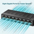 Redes, Routers, Wifi, Marca: Tp-link - Switch TP-LINK de 8 puertos Gigabit - Ref. LS1008G