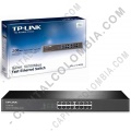 Ampliar foto de Switch Tplink de 16 puertos 10/100Mbps para montaje en rack - Ref. TL-SF1016