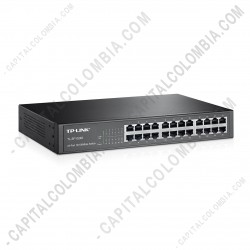 Ampliar foto de Switch Tplink de 24 puertos a 10/100 Mbps (Ref. TL-SF1024)