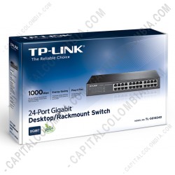 Ampliar foto de Switch Tplink de 24 Puertos Escritorio/Rack Gigabit - Ref. TL-SG1024D