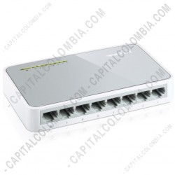Ampliar foto de Switch Tplink de Escritorio de 8 Puertos de 10/100Mbps (Ref. TL-SF1008D)