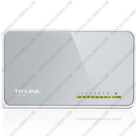 Redes, Routers, Wifi, Marca: Tp-link - Switch Tplink de Escritorio de 8 Puertos de 10/100Mbps (Ref. TL-SF1008D)