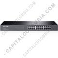 Ampliar foto de Switch Tplink Gigabit de 24 puertos 10/100/1000Mbps para montaje en rack (Ref. TL-SG1024) 