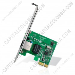 Ampliar foto de Tarjeta de Red Expreso Gigabit PCI 10/100/1000Mbps (TG-3468)