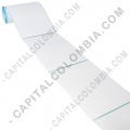 Rollos de etiquetas adhesivas y Nylon Textil, Marca: CapitalColombia - Paquete de 5 Unidades de rollos de etiquetas adhesivas t&eacute;rmicas de 80 r&oacute;tulos a una columnas de 7.5cms x 10cms (75x100mm)
