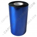 Ampliar foto de Rollo de Cinta Cera Premium color Negro de 110mm x 300 mts para impresora de etiquetas