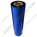 Ampliar foto de Rollo de cinta resina color negro de 110mm x 74 mts