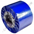 Ampliar foto de Rollo de cinta resina textil lavable color azul de 35mm x 200mts