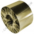 Ampliar foto de Rollo de cinta resina textil lavable color dorado metalizado de 35mm x 200mts