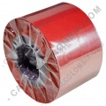 Ampliar foto de Rollo de cinta resina textil lavable color rojo de 35mm x 200mts