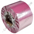 Rollo de cinta resina textil lavable color rosado de 35mm x 200mts
