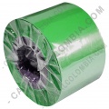 Ampliar foto de Rollo de cinta resina textil lavable color verde de 35mm x 200mts