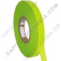 Rollo de Cinta Siliconada amarilla de 20mm x 137mts para crear etiquetas de ropa - Marca CapitalColombia