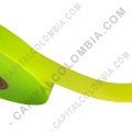 Rollo de Cinta Siliconada color amarillo lima de 20mm x 137mts para crear etiquetas de ropa