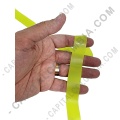 Rollo de Cinta Siliconada color amarillo lima de 20mm x 137mts para crear etiquetas de ropa