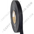 Rollo de Cinta Siliconada negra de 20mm x 137mts para crear etiquetas de ropa - Marca CapitalColombia