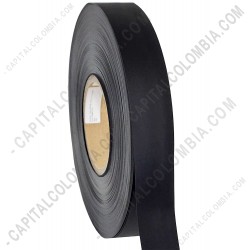 Ampliar foto de Rollo de Cinta Siliconada negra de 30mm x 137mts para crear etiquetas de ropa