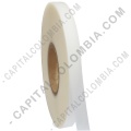 Rollo de Cinta Siliconada Textil Semitransparente de 20mm x 137mts para crear etiquetas de ropa - Marca CapitalColombia