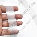 Rollos de etiquetas adhesivas y Nylon Textil, Marca: CapitalColombia - Rollo de Cinta Siliconada Textil Semitransparente de 30mm x 137mts para crear etiquetas de ropa