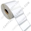 Ampliar foto de Rollo de etiquetas adhesivas térmicas de 800 rótulos a una columnas de 6cms x 3cms (60x30mm)