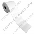 Rollo de etiquetas en papel bond de 1000 etiquetas a una columna (10cms x 5.0cms)