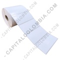 Rollo de etiquetas en papel bond de 1000 rótulos a una columna 8cms x 4cms