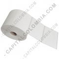 Rollo de etiquetas en papel bond de 1000 rótulos a una columna 8cms x 6.3cms