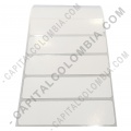 Ampliar foto de Rollo de etiquetas en papel bond de 2500 rótulos a una columna 10cms x 2.5cms (100x25mm)