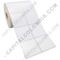 Ampliar foto de Rollo de etiquetas en papel bond de 2.500 rótulos a dos columna de 4.8cms x 4.8cms (48x48mm)
