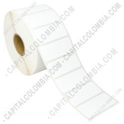 Ampliar foto de Rollo de etiquetas en papel bond de 2.500 rótulos a una columna de 5cms x 2.5cms (50x25mm)